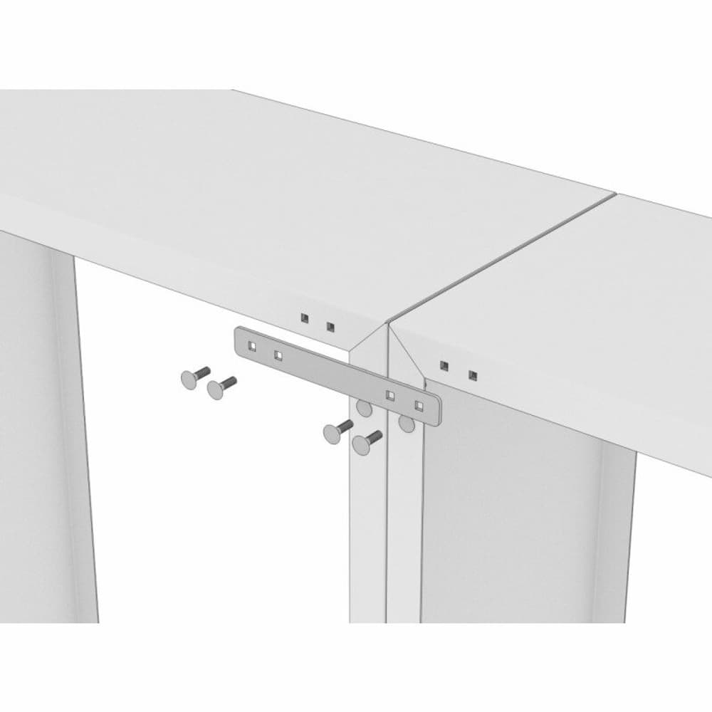 Pièce de jonction pour étagère à bois de cheminée Modular, anthracite Connecteur Colibri 669700107754 Photo no. 1