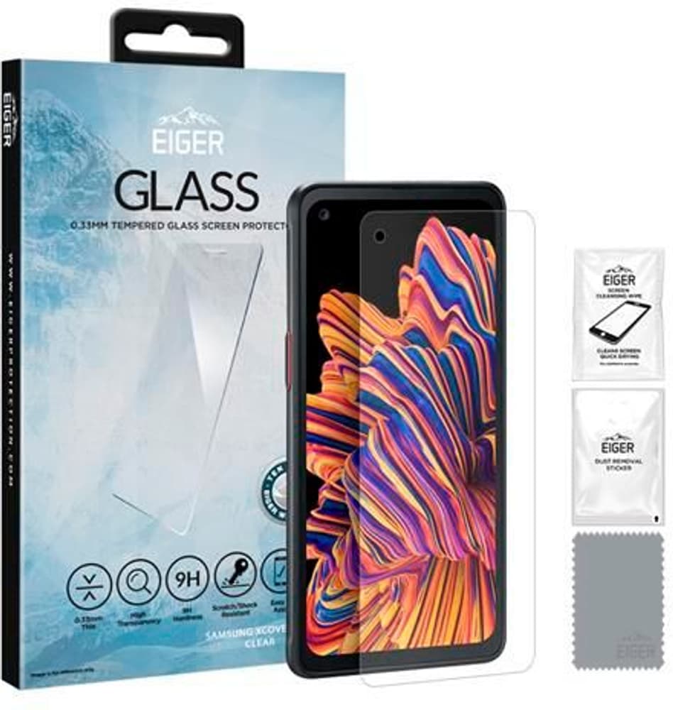 Galaxy Xcover Pro, verre plat Protection d’écran pour smartphone Eiger 785300193276 Photo no. 1