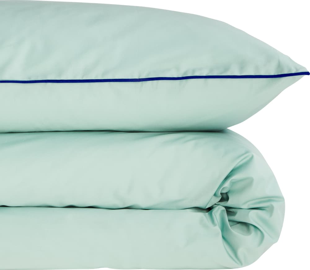 GIOIA Housse de couette en percale 451336812341 Dimensions Fourre de duvet - 160 x 210 cm Couleur Blue haze Photo no. 1