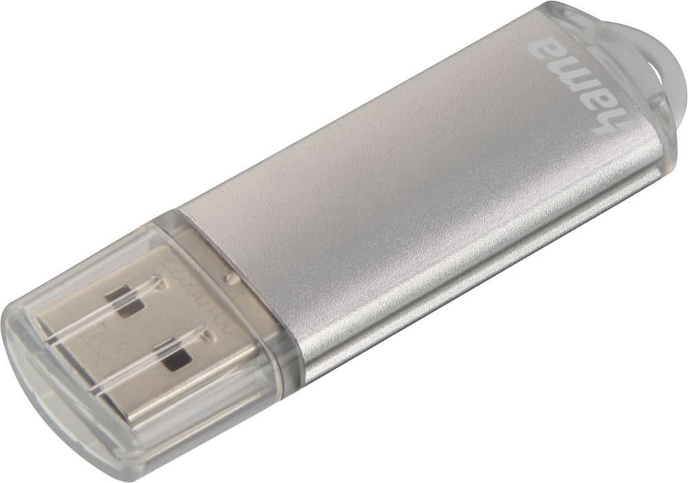 Laeta USB 2.0, 128 GB, 15 MB/s, Argent Clé USB Hama 785302422497 Photo no. 1