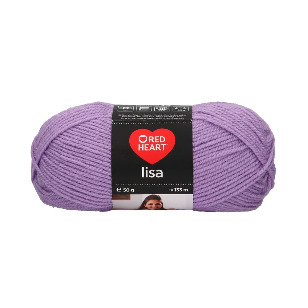 Wolle Lisa Wolle Red Heart 665511400000 Farbe Violett Bild Nr. 1