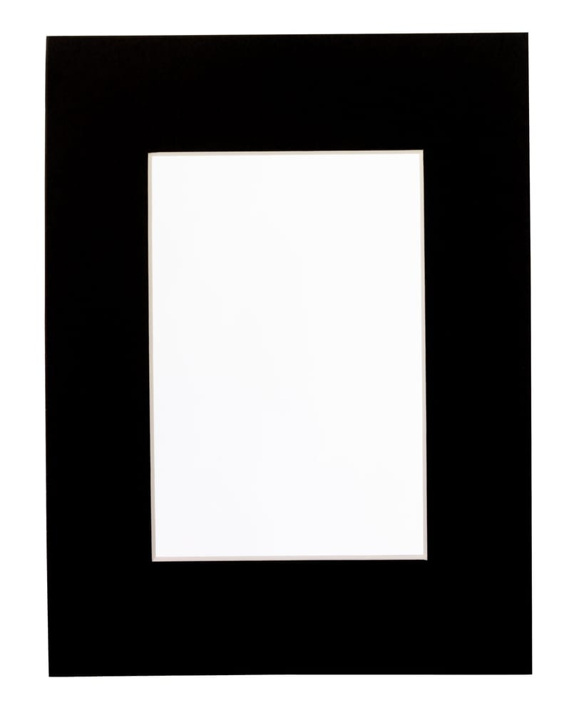 ANATOL Passepartout 439005201020 Farbe Schwarz Grösse B: 10.0 cm x T: 0.1 cm x H: 15.0 cm Bild Nr. 1