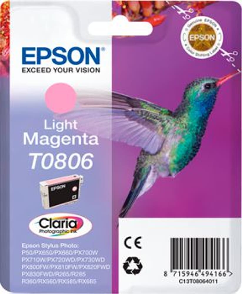 Tintenpatrone light magenta Tintenpatrone Epson 798271600000 Bild Nr. 1
