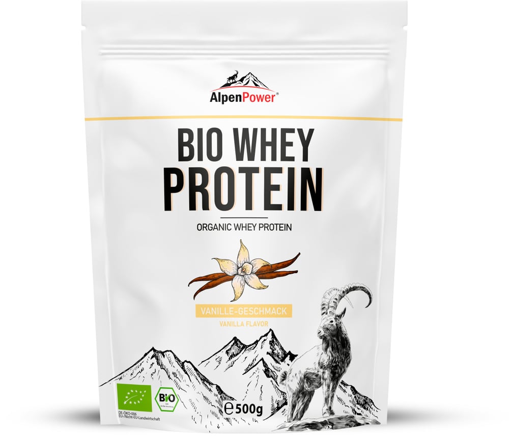 Bio Whey Protein Proteinpulver Alpenpower 467363703700 Farbe 00 Geschmack Vanille Bild-Nr. 1