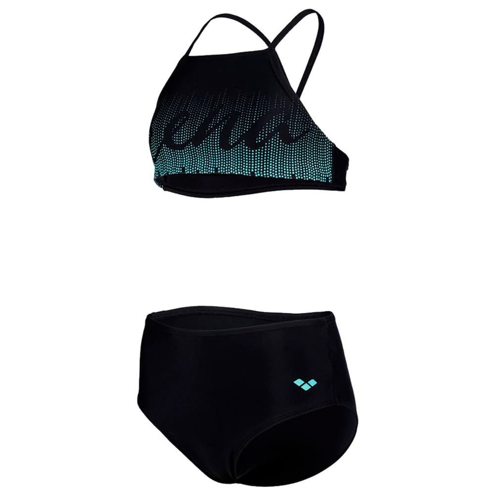 G Arena Graphic Swimsuit Bikini Crop Top Bikini Arena 468558811620 Grösse 116 Farbe schwarz Bild-Nr. 1