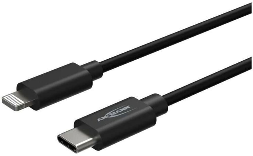 Cavo USB 2.0 per iPhone, iPad, USB C - Lightning 1,2 m Cavo USB Ansmann 785302405084 N. figura 1