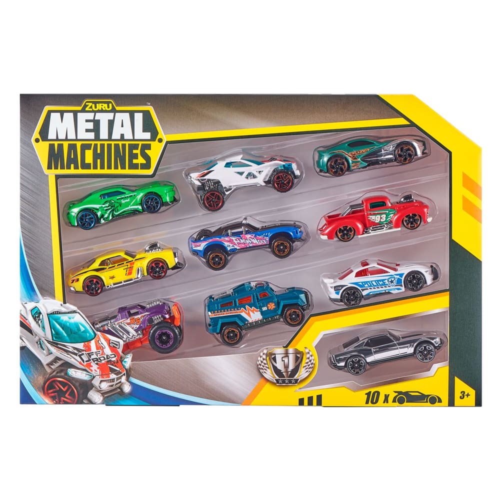 Metal Machines Multi pack 10 cars Véhicule jouet ZURU METAL MACHINES 748695900000 Photo no. 1
