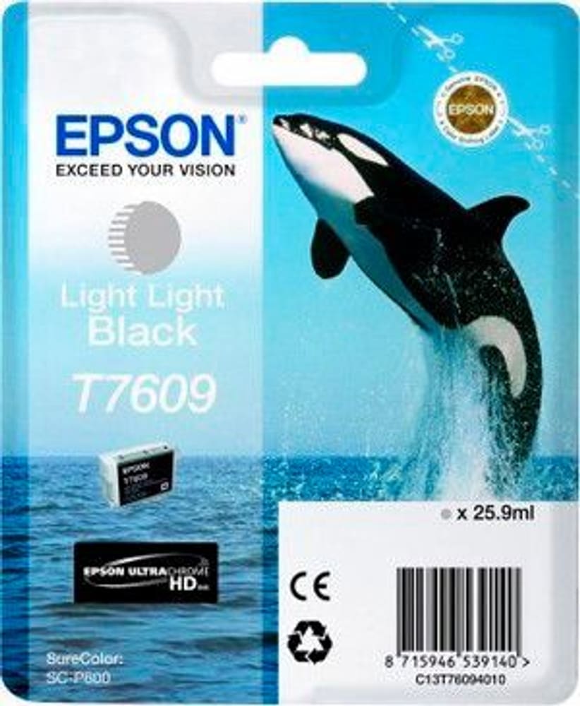 T7609 light light black Cartuccia d'inchiostro Epson 798535400000 N. figura 1
