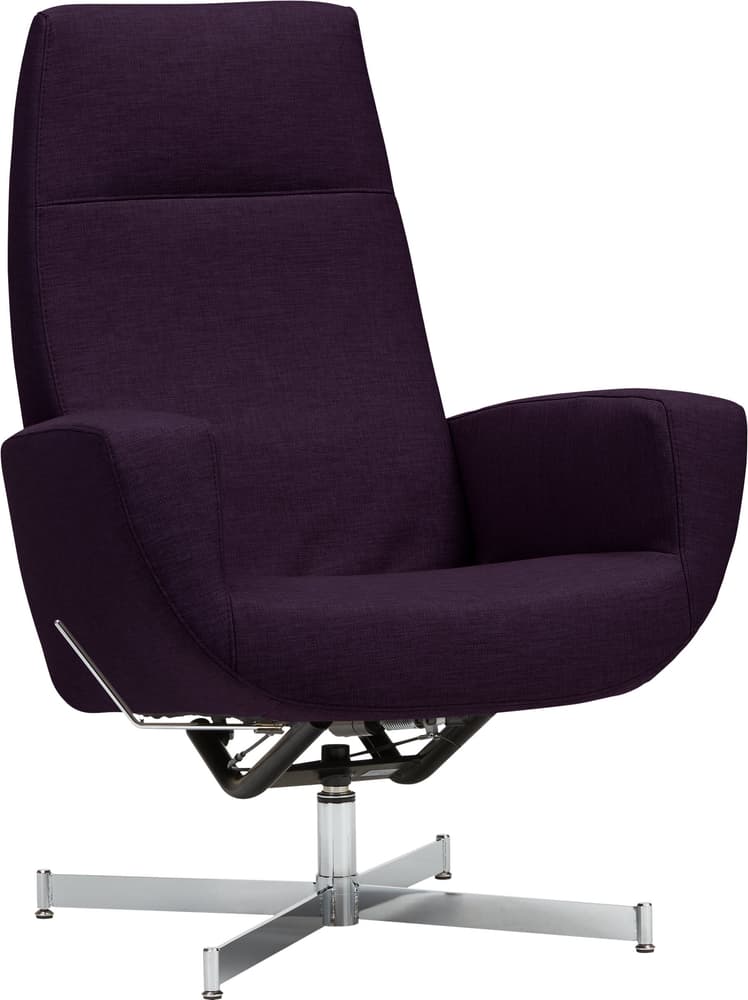 CHARLENE Sessel 402435507023 Grösse B: 77.0 cm x T: 80.0 cm x H: 105.0 cm Farbe Violett Bild Nr. 1