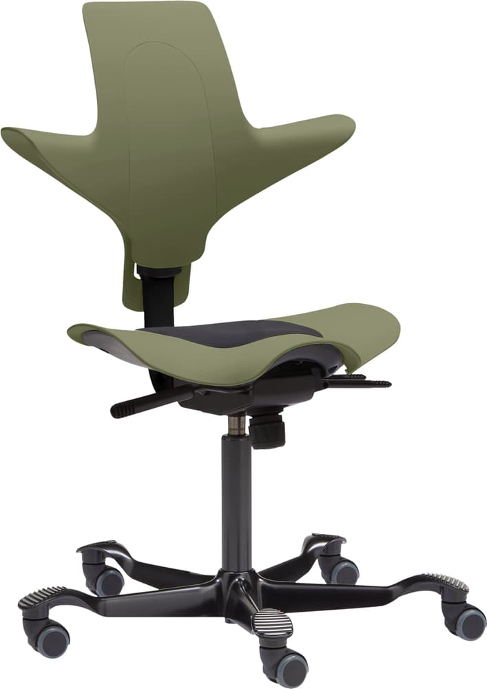 CAPISCO PULS Chaise de bureau HAG 401513000064 Dimensions L: 73.0 cm x P: 73.0 cm x H: 85.5 cm Couleur Olive Photo no. 1