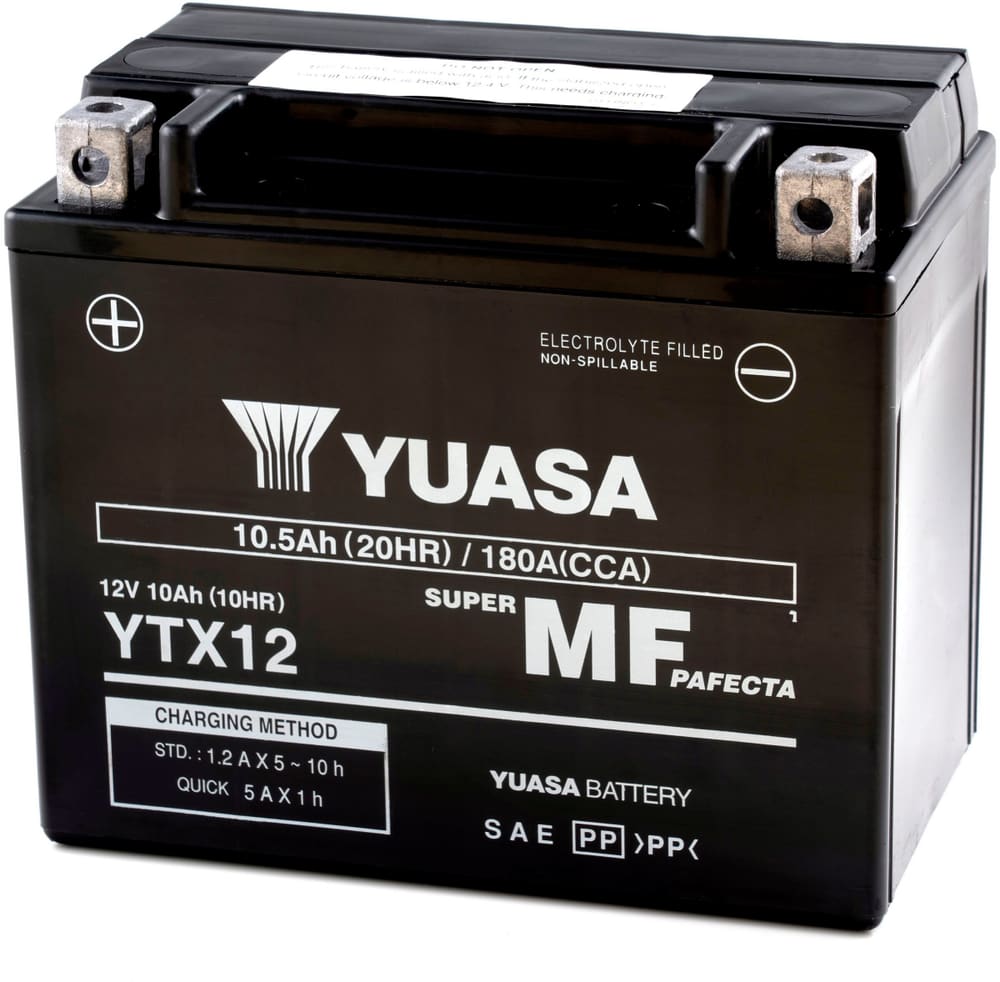 Batterie AGM 12V/10.5Ah/180A Motorradbatterie 621220500000 Bild Nr. 1