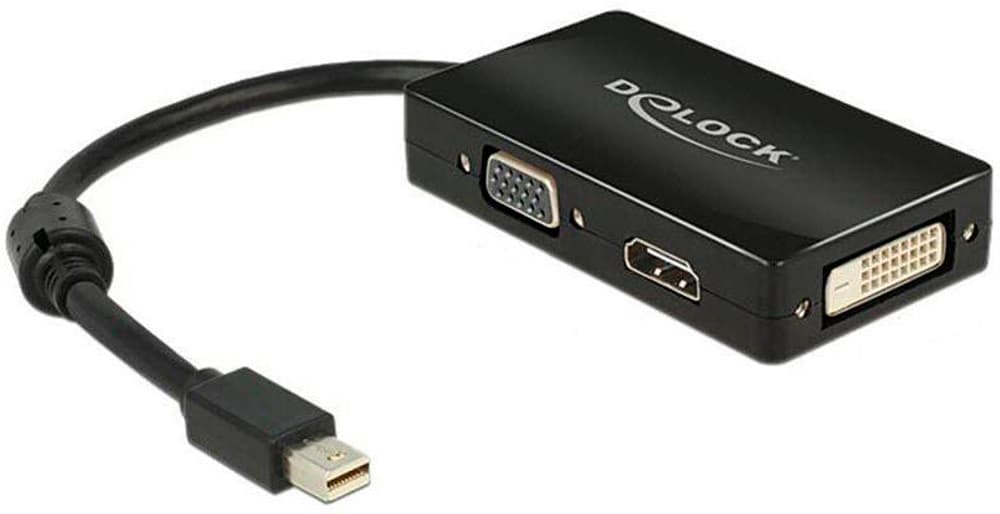 Mini-Displayport - HDMI/DVI/VGA Adaptateur Adaptateur HDMI DeLock 785302423278 Photo no. 1