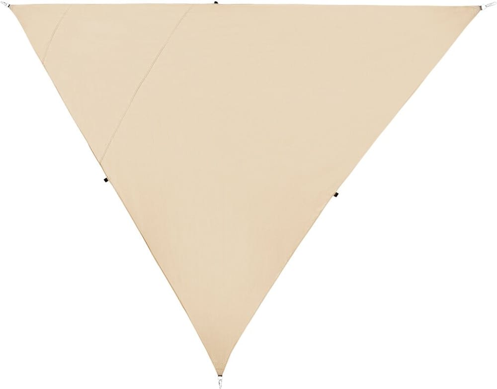 Tenda da sole da esterno beige 300 x 300 x 300 cm LUKKA Vela parasole Beliani 655994700000 N. figura 1