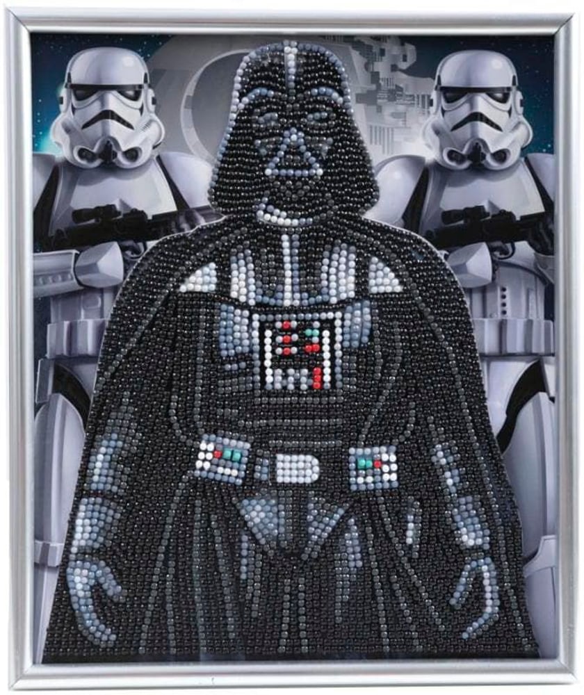 Set artigianale Crystal Art Darth Vader 21 x 25 cm Set artigianale Craft Buddy 785302426817 N. figura 1