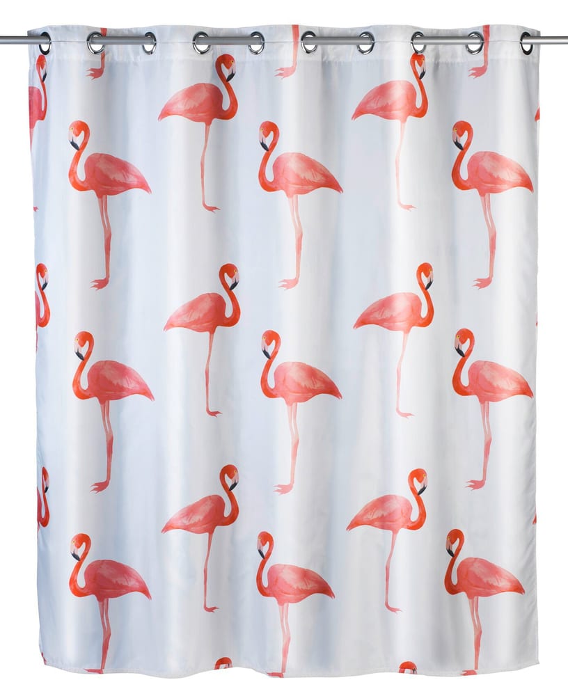 Duschvorhang Flamingo Flex Anti-Schimmel Duschvorhang WENKO 674008300000 Bild Nr. 1