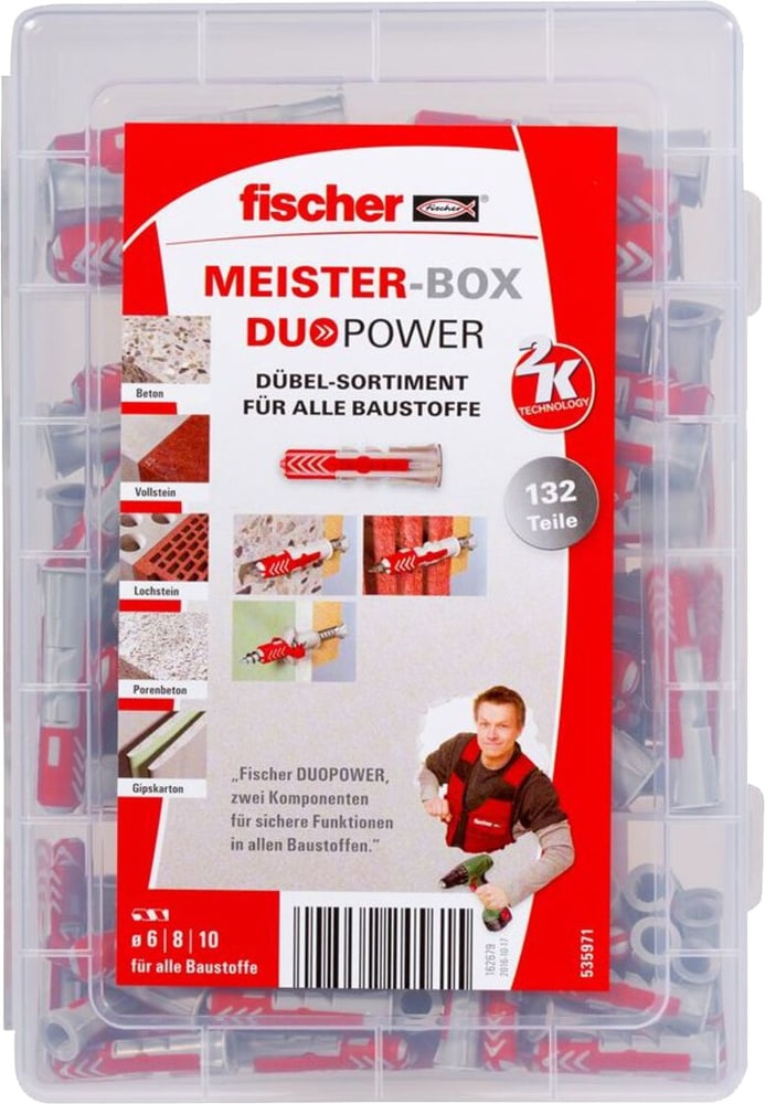 Meister-Box DUOPOWER 6/8/10 corto/lungo Set fischer 605436800000 N. figura 1