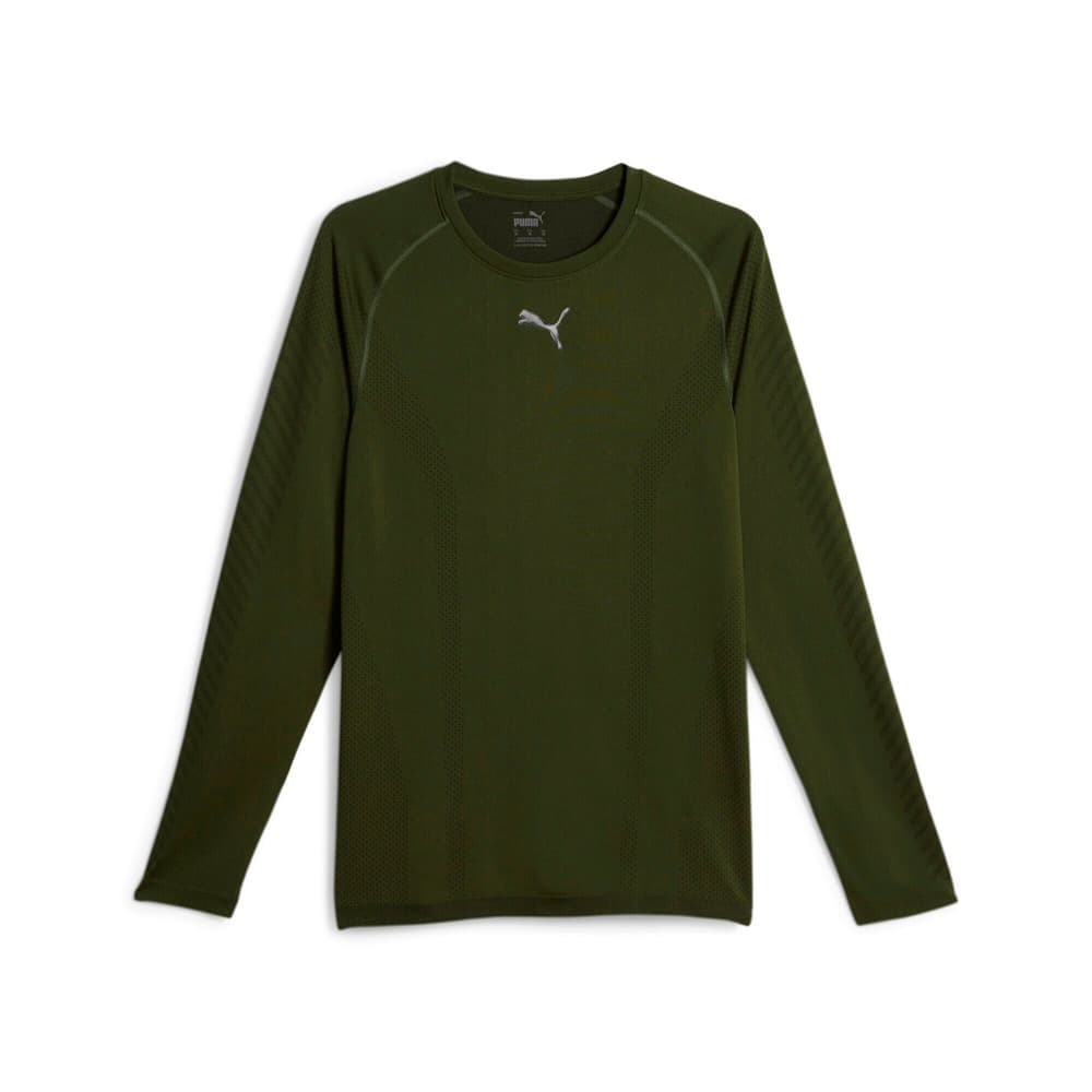 Train Formknit Seamless LS Tee T-shirt Puma 471834400467 Taille M Couleur olive Photo no. 1