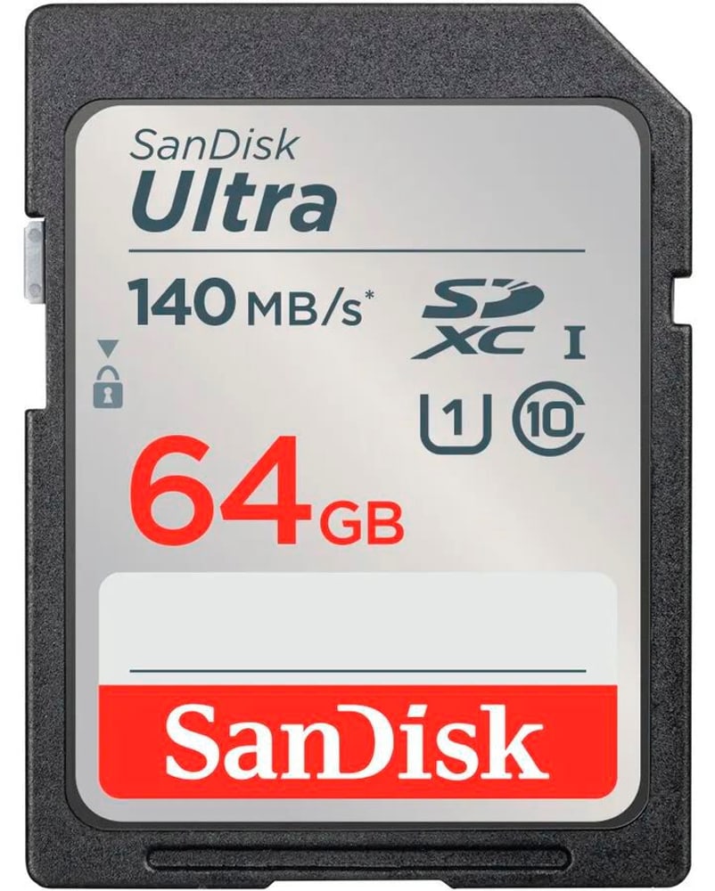 Ultra 140MB/s SDXC 64GB Speicherkarte SanDisk 798328900000 Bild Nr. 1