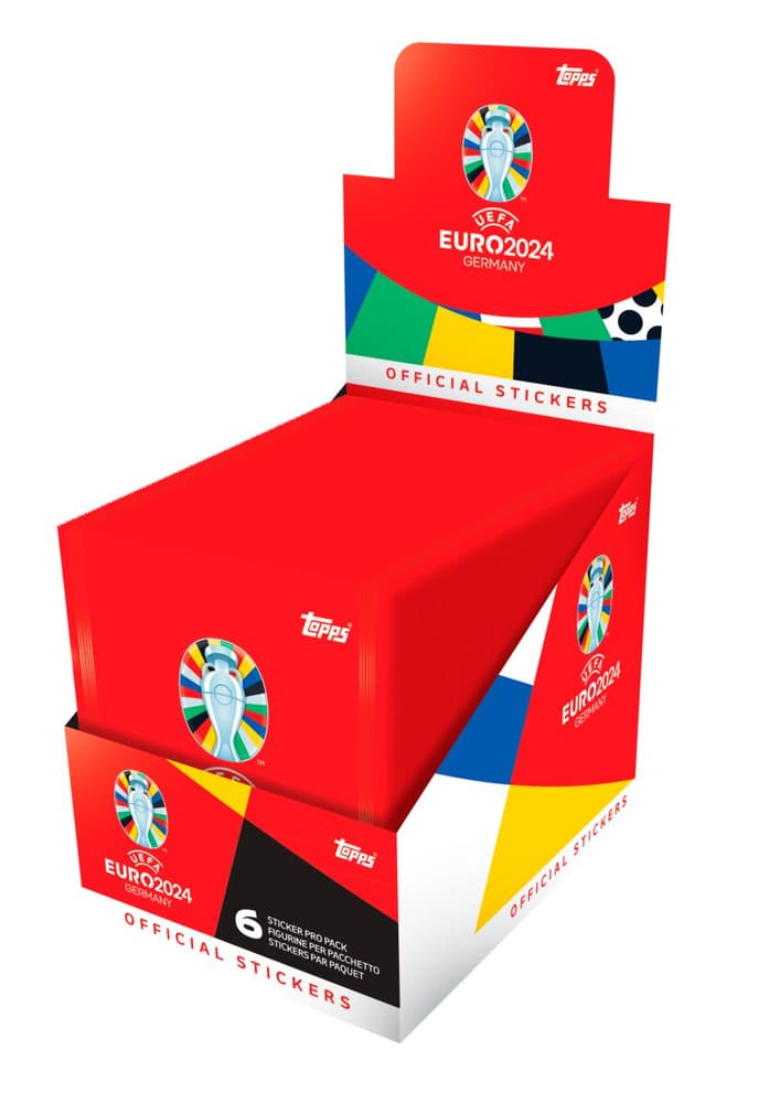 Topps EURO 24 Sticker 100er Box Gesellschaftsspiel 740708300000 Bild Nr. 1