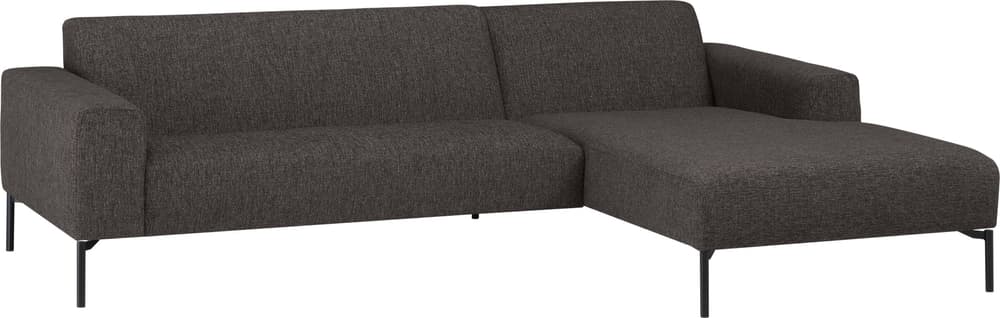DERVIS Ecksofa DERVIS Ecksofa 405903850094 Grösse B: 264.0 cm x T: 168.0 cm x H: 77.0 cm Farbe Schwarz/Weiss Bild Nr. 1