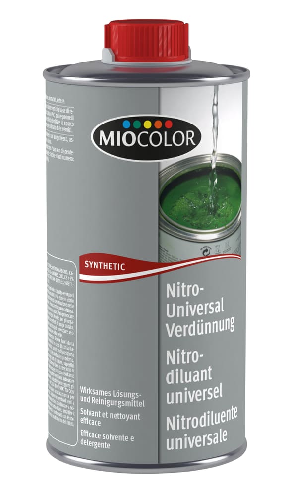 MC Nitro-Univ .-Verd. 500ml Nitroverdünner 661456900000 Farbe Farblos Inhalt 500.0 ml Bild Nr. 1