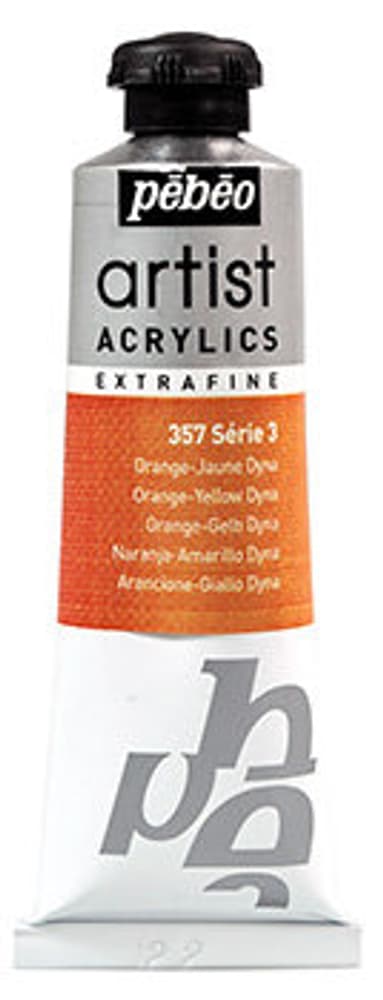 Acrylic EF 37 ml Peinture acrylique Pebeo 663576800000 Couleur Orange jaune dyna Photo no. 1