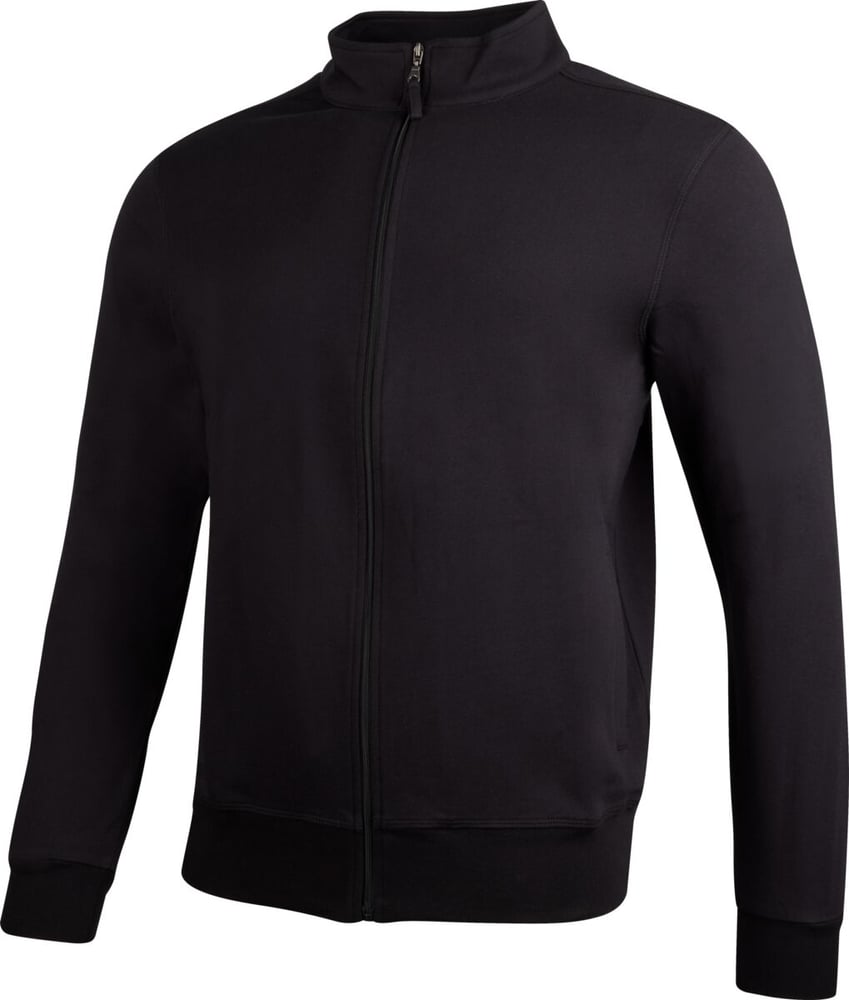 Sweatjacket Elias Felpa con cerniera bodyXmind 462430800520 Taglie L Colore nero N. figura 1