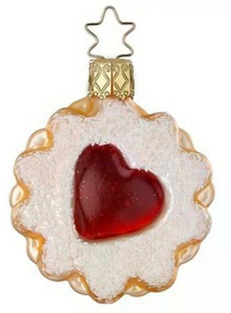 Guaina di Natale in vetro, D: 6 cm, fatta a mano Decorazione per albero Inge Glas Manufaktur 785302444698 N. figura 1