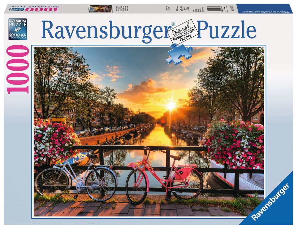 Vélos À Amsterdam Puzzles Ravensburger 747945300000 Photo no. 1