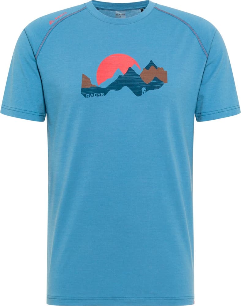 R5 Cotton Merino T Men T-Shirt RADYS 469750700541 Grösse L Farbe Hellblau Bild-Nr. 1
