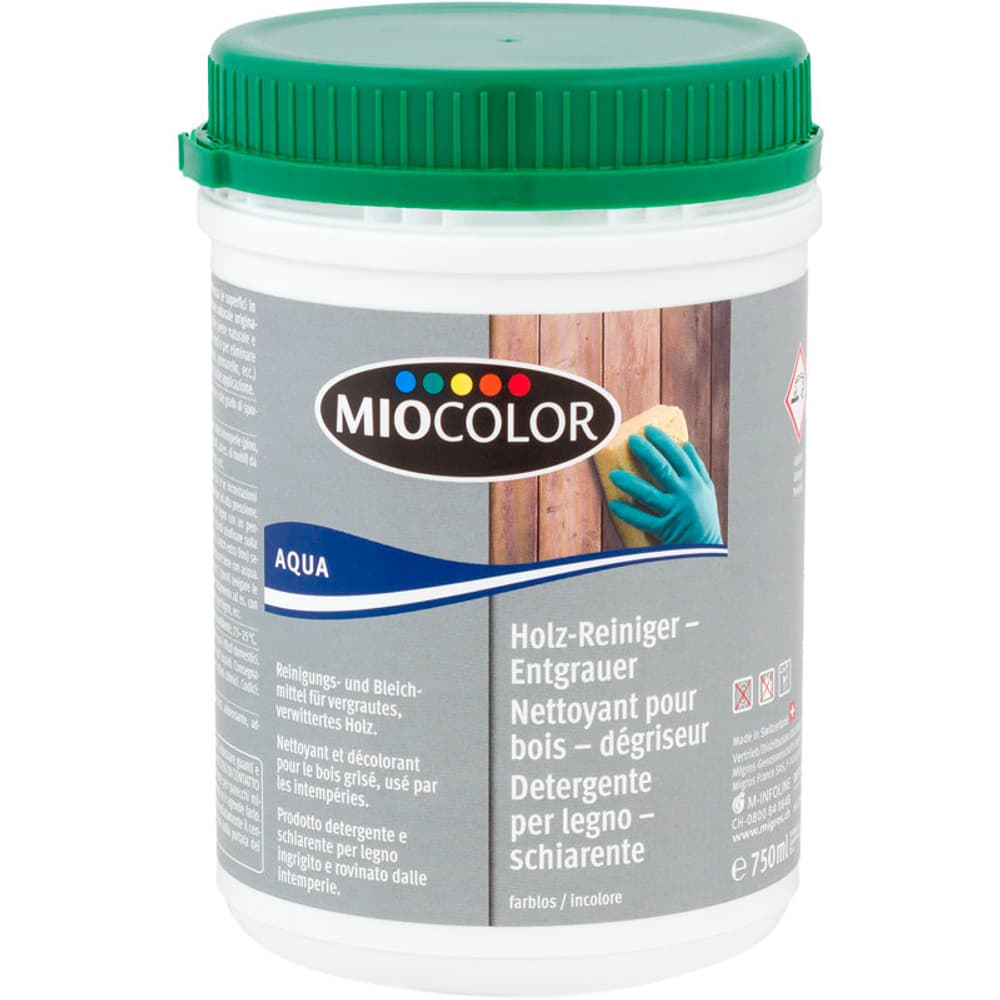 Detergente per legno antigrigio 750 ml Miocolor 661289400000 N. figura 1