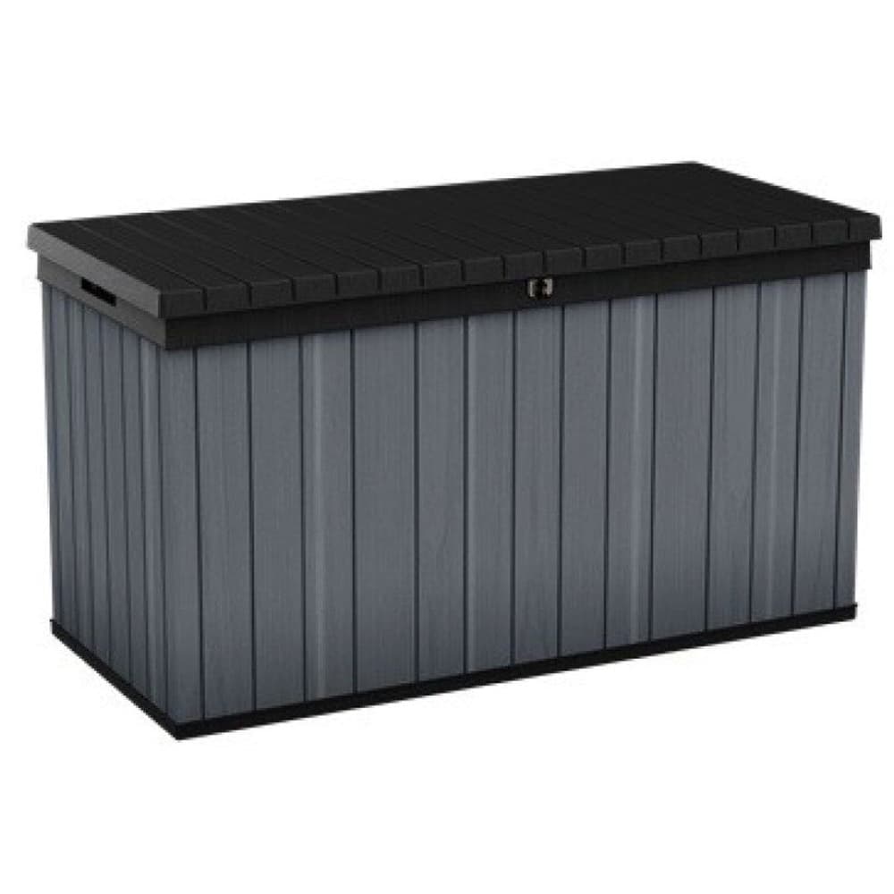 Darwin Box 570L, grau/schwarz 142.9 x 65.5 x 78.2 cm Aufbewahrungsbox Keter 669293600000 Bild Nr. 1