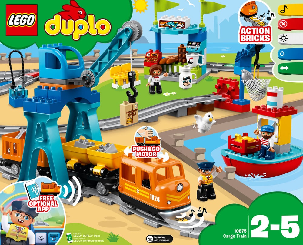 Duplo Le train de marchandises 10875 LEGO® 74888900000018 Photo n°. 1