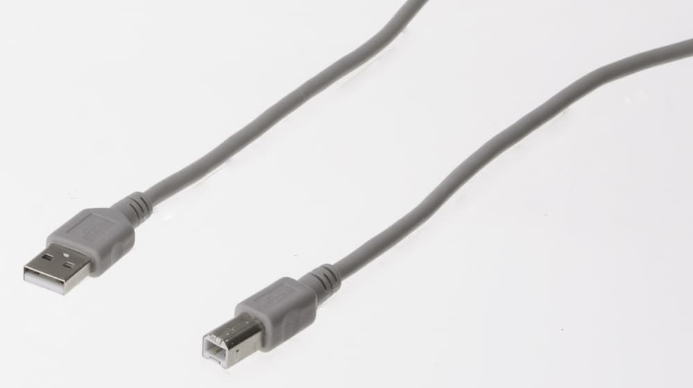 USB Anschlusskabel 2.0 Typ A/B 3 m USB-Kabel Schwaiger 613123900000 Bild Nr. 1