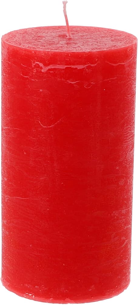 Bougie cylindrique rustic Bougie Balthasar 656207100011 Couleur Rouge Dimensions ø: 7.0 cm x H: 13.0 cm Photo no. 1
