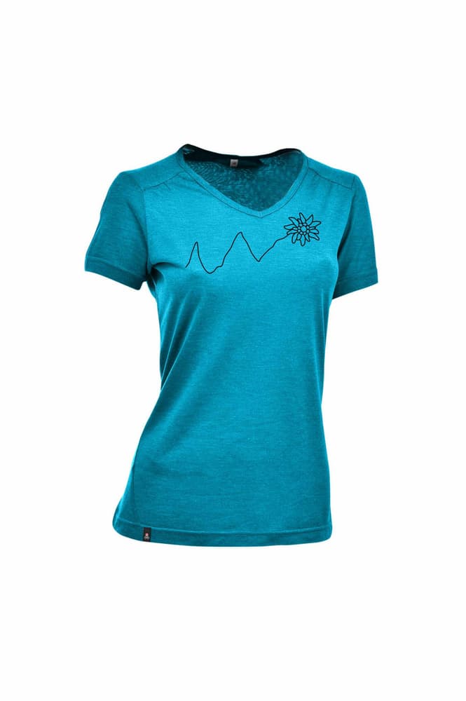 Eifelsteig T-shirt Maul 472457203844 Taille 38 Couleur turquoise Photo no. 1