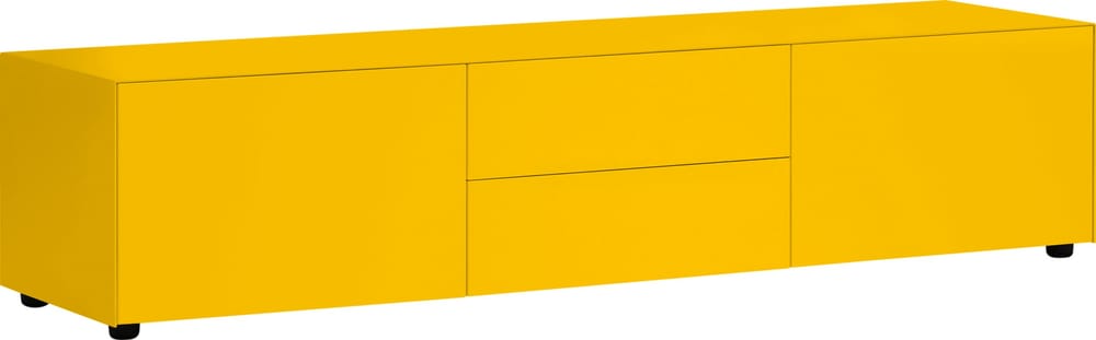 LUX Lowboard 400841000050 Grösse B: 180.0 cm x T: 46.0 cm x H: 37.5 cm Farbe Gelb Bild Nr. 1