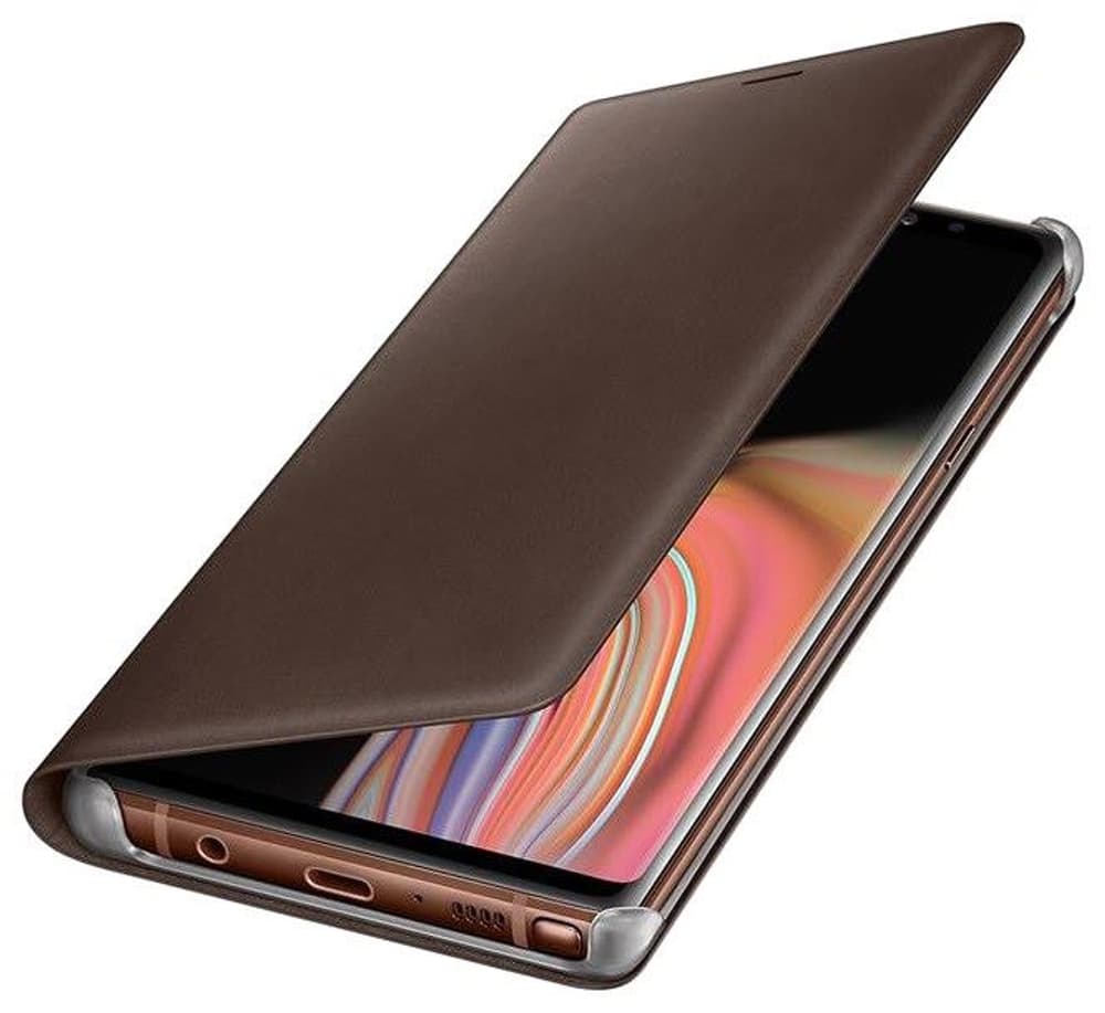 Book-Cover Leder Galaxy Note 9 braun 9000035092 Bild Nr. 1