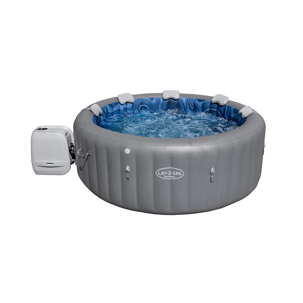 LAY-Z-SPA WLAN-Whirlpool Santorini Hydro Jet Pro für bis zu 7 Personen Whirlpool feststehend Bestway 669700106245 Bild Nr. 1