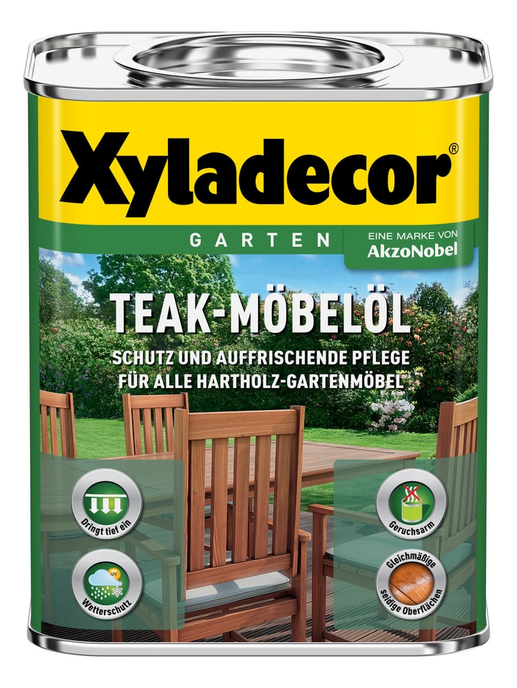 Olio per mobili teak incolore Teak 750 ml Olio per la cura del teak XYLADECOR 661775000000 N. figura 1