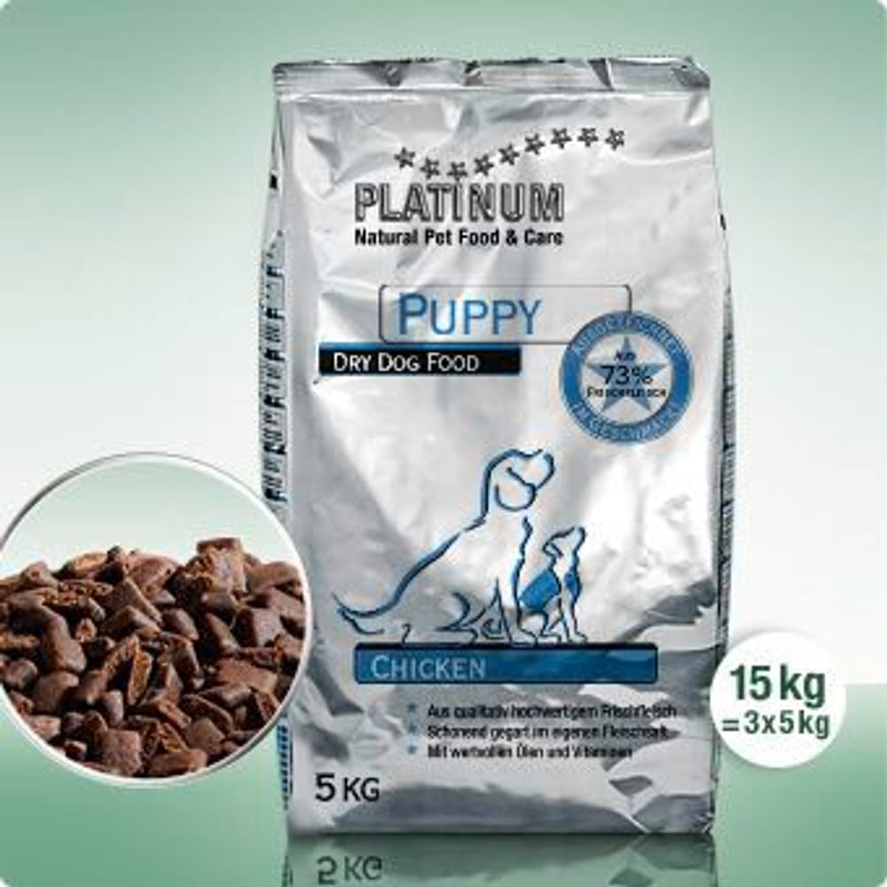 Platine Chiot Poulet 15kg Aliments secs Platinum Swiss 669700100651 Photo no. 1
