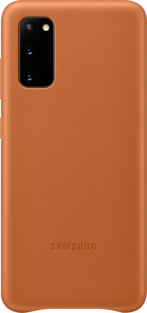 Leather Hard-Cover Braun Smartphone Hülle Samsung 785300151160 Bild Nr. 1