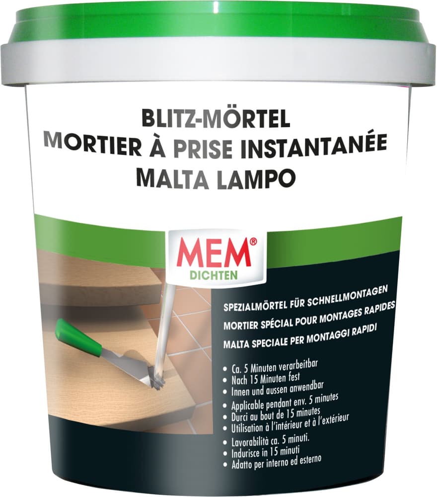 Malta lampo, 1 kg Mortaio Mem 676045200000 N. figura 1