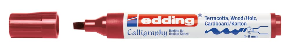 edding 1455 crea calligraphy mark Edding 665571600050 Colore Rosso N. figura 1