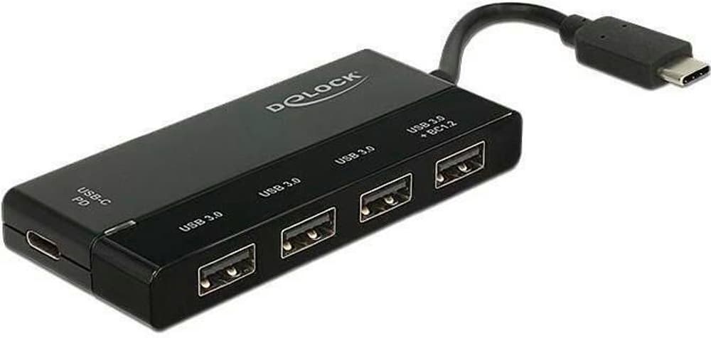 USB 3.1 Typ-C Gen1 - 4x USB-A + 1x USB Typ-C mit PD USB-Hub & Dockingstation DeLock 785302404519 Bild Nr. 1