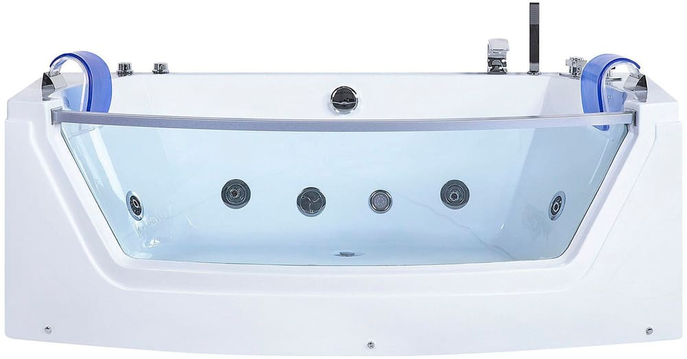 Vasca da bagno idromassaggio con LED FUERTE Vasca da bagno rettangolari Beliani 655503900000 N. figura 1
