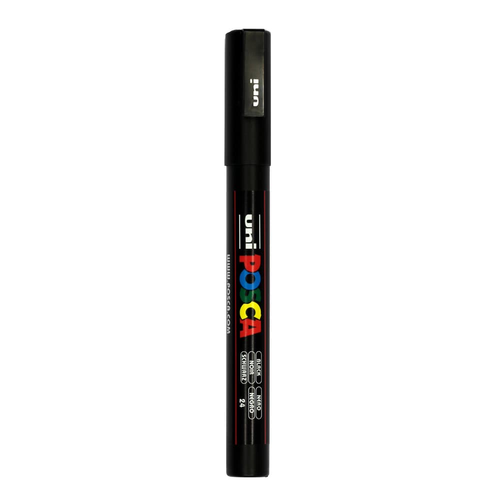 Posca 0.9 1.3mm Des crayons Pebeo 663708900000 Couleur Noir Dimensions H: 1.0 cm Photo no. 1