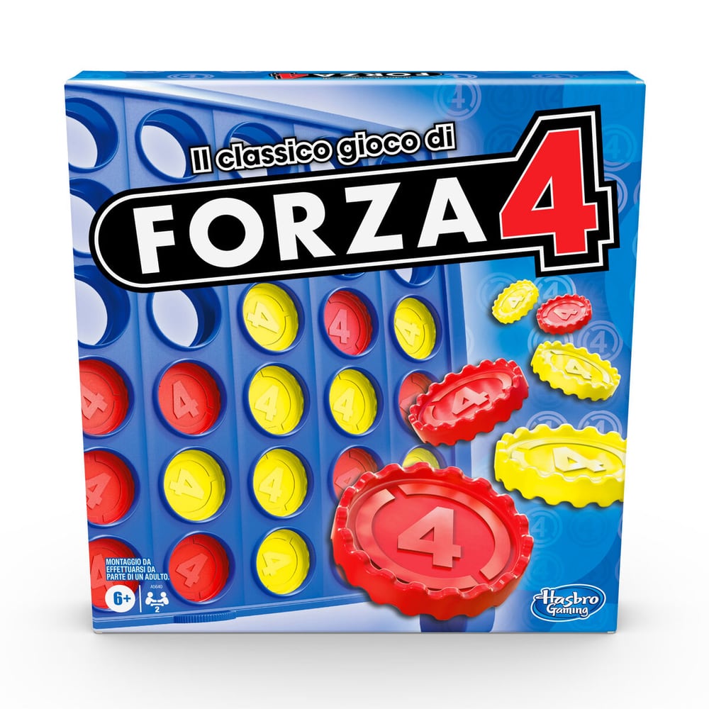 Forza 4 (I) Giochi di società Hasbro Gaming 746965190200 Lingua italiano N. figura 1