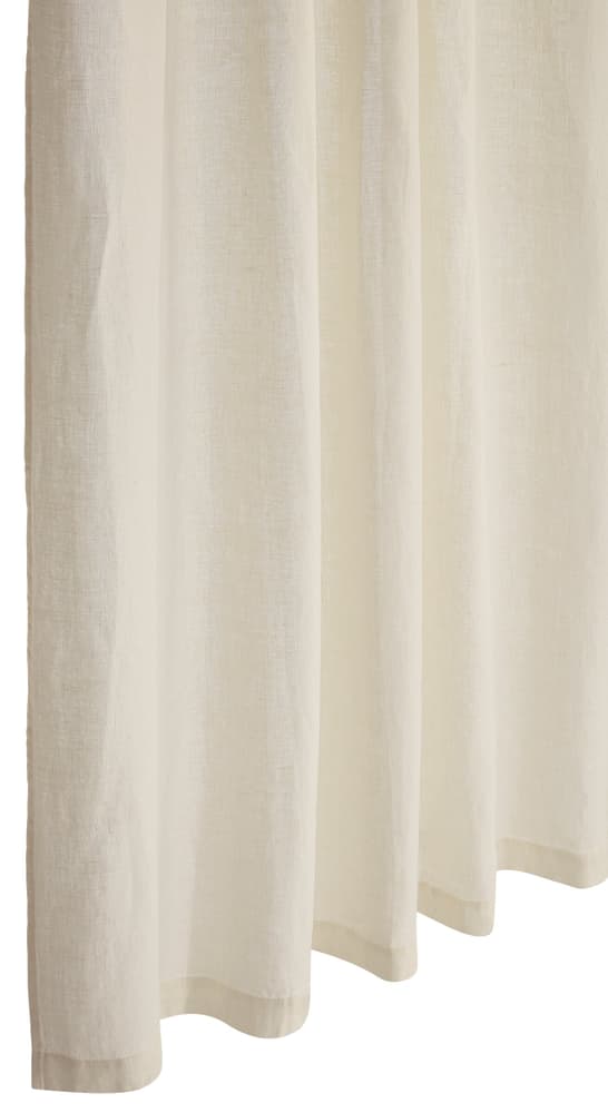 LILLY Rideau prêt à poser opaque 430296822098 Couleur Crème Dimensions L: 150.0 cm x H: 270.0 cm Photo no. 1