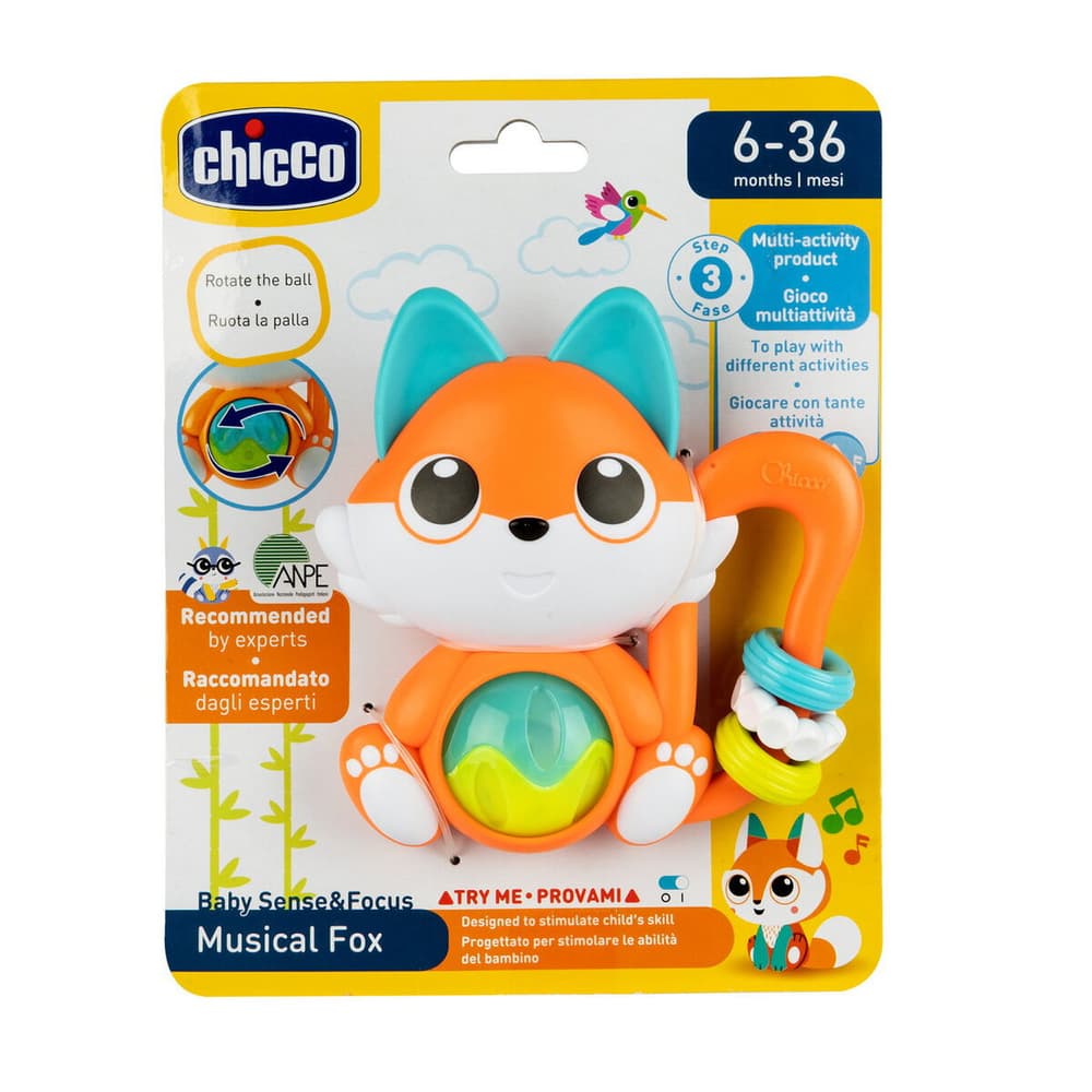 Chicco Electron. rattle fox Spielset Chicco 748545700000 Bild Nr. 1